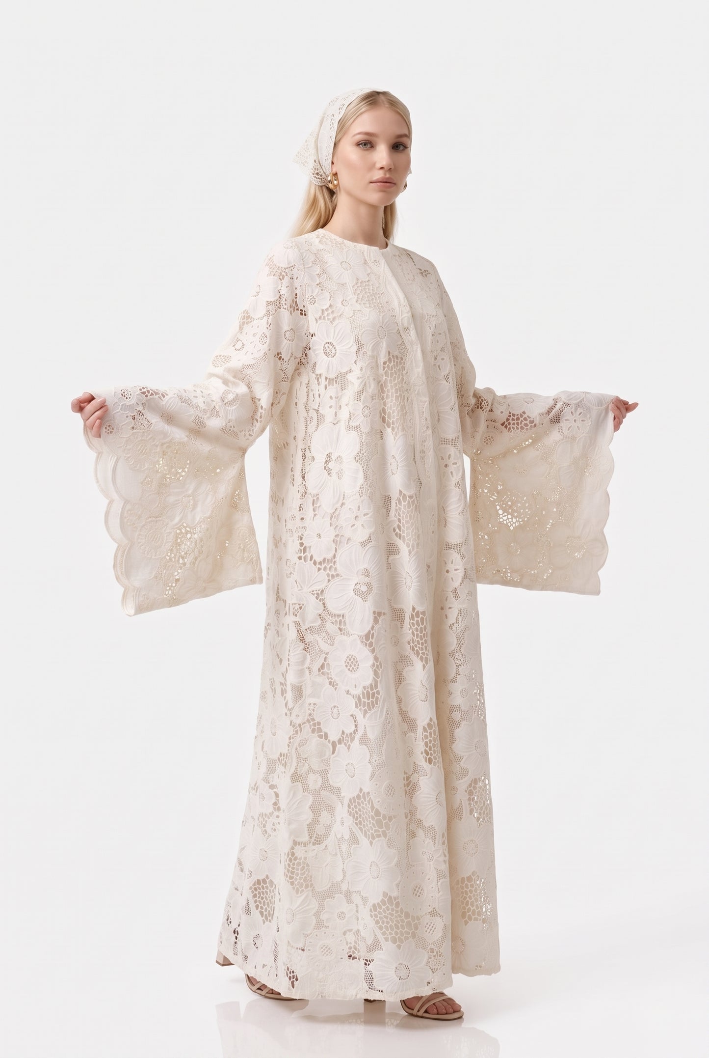 Floral Lace Kimono