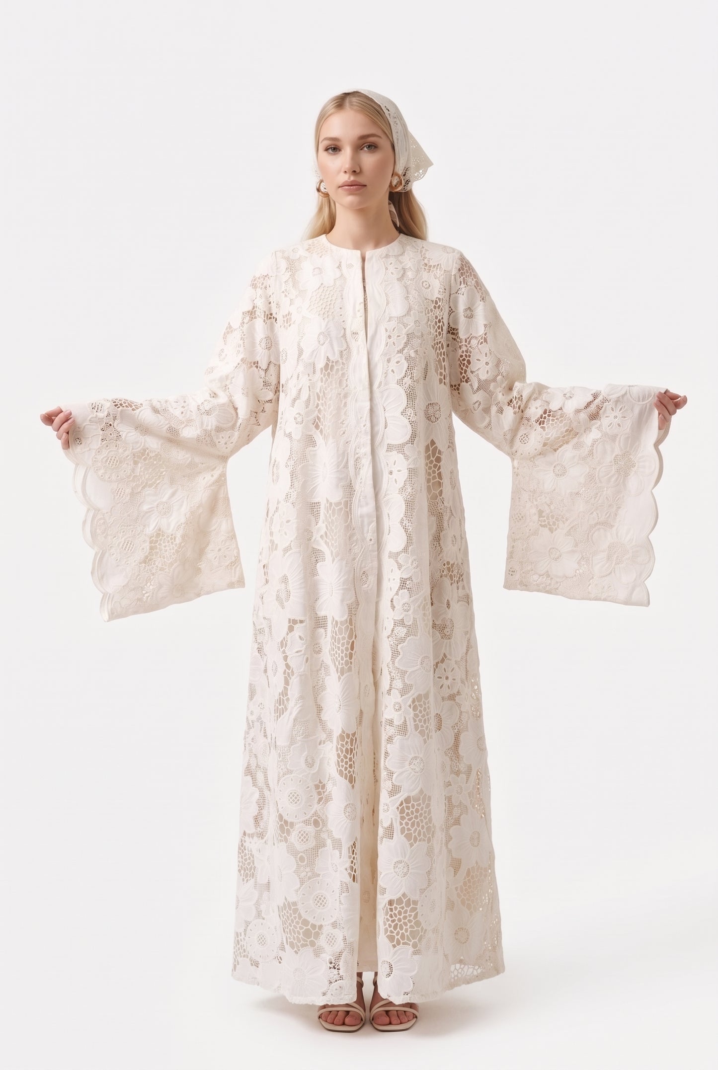 Floral Lace Kimono